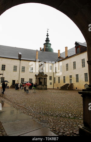 Kalmar Slott (Château de Kalmar) construite au xiie siècle et reconstruite au XVI siècle pour Renaissance résidence royale en Kalmar, Comté de Kalmar, Suède. 2 mai Banque D'Images