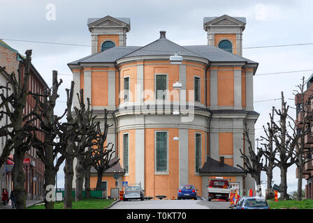 Église Fredrikskyran baroque (Fredrik) construit 1720 à 1744 conçu par Nicodème Tessin le jeune sur l'île Trosso répertoriés par l'UNESCO au Patrimoine Mondial de l'i Banque D'Images