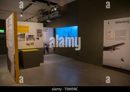 Salle d'exposition de Le Musée de la résistance à Amsterdam aux Pays-Bas 2019 Banque D'Images