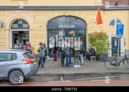 Le Musée de la résistance à Amsterdam aux Pays-Bas 2019 Banque D'Images