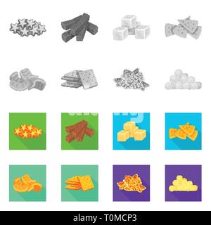 Croûtons,cookies,biscuit,plaquettes,maïs,puce,cracker, pain, pomme de terre,snack,flake,star,bol,blanc,texture,céréales,doux,biscuits,salé,jaune,boulangerie,soupe bretzel,fruits,tube,croustillant,dessert,carre,coupe,petit déjeuner,Oktoberfest,Bar,cuisine,alimentaire,croquant,boulangerie,saveur,produits,set,menu icône,,illustration,collection,isolé,design,graphisme,élément vecteur vecteurs,signer , Illustration de Vecteur