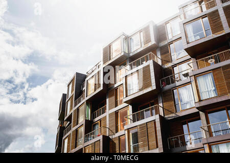 Résidence étudiante dans Tietgenskollegiet Ørestad district, Amager, Copenhague, Danemark Banque D'Images