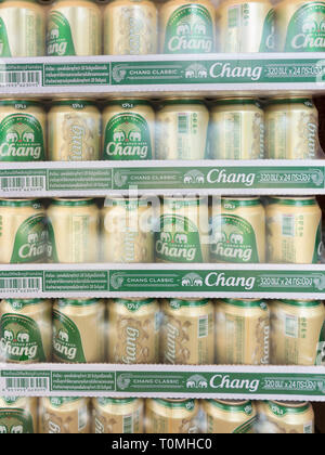 Chang beer, Thaïlande Banque D'Images