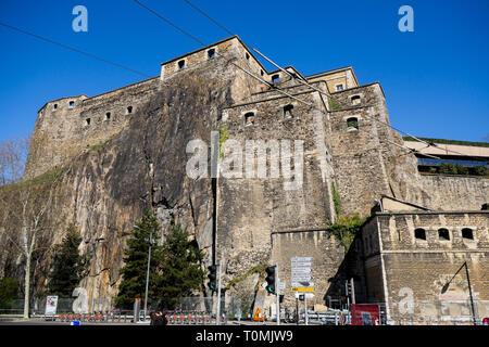 Le Fort Saint-Jean, un bastion militaire à Lyon, France Banque D'Images