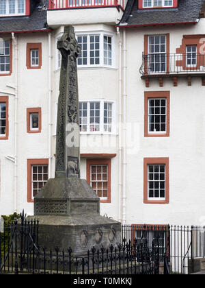 La Croix de l'Inde ou le Mémorial des 78e Highlanders qui sont morts pendant le soulèvement indien en 1857 à 58 sur l'Esplanade du château d'Édimbourg Edimbourg en Écosse Banque D'Images