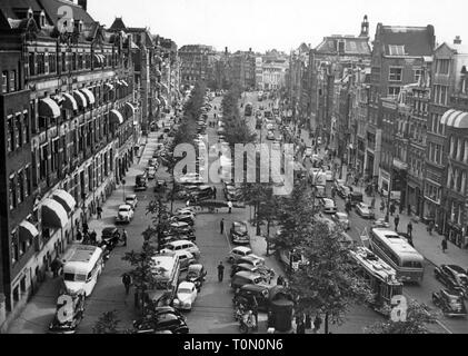 Géographie / voyage, Pays-Bas, Amsterdam, les rues, le Rokin, vue, 1940 Additional-Rights Clearance-Info-Not-Available- Banque D'Images