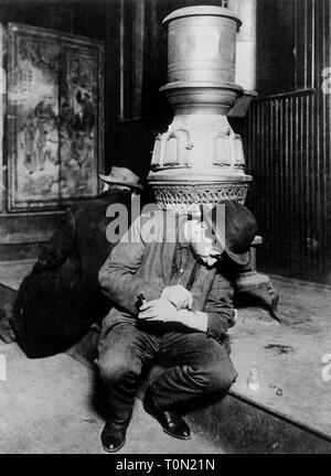 L'Amérique, San Francisco, dans un opium den dans Chinatown, 1920-30 Banque D'Images