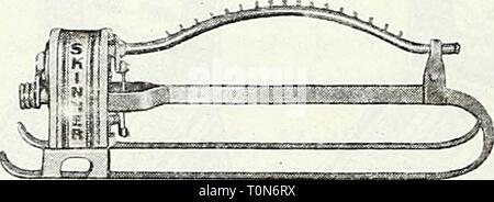 Dreer 1948 du catalogue de gros pour la vente en gros 1948 Dreer catalogue pour les fleuristes, les producteurs maraîchers camion architectes du paysage : Dreer qualité - bulbes - roses - dreers outils fournitures1948wholes1948henr Année : 1948 Vague de pulvérisation. Une excellente machine de pulvérisation livraison de l'eau comme un ventilateur énorme qui oscille d'avant en arrière d'une superficie de 40 pi. par 50 pi. A vitesse de contrôle et peut être interrompu à tout moment, ou être réglée de swing. Offre une belle, douce, et penetrat spray- qui empêche la meurtrissure du feuillage ou des fleurs, ou de masse d'agglutination. Fonctionne sur l'eau de ville ordinaire prés Banque D'Images