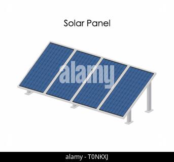 Panneau solaire Illustration de Vecteur