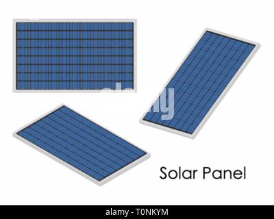 Panneau solaire Illustration de Vecteur