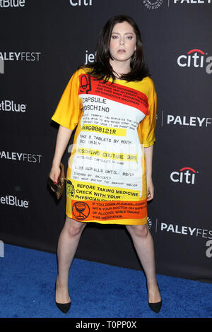 20 mars 2019 - Los Angeles, CA, USA - LOS ANGELES - 20 mars : Rachel fleurit au PaleyFest - ''Jane La Vierge'' et ''Crazy Ex-Girlfriend'' au Kodak Theater Le 20 mars 2019 à Los Angeles, CA (crédit Image : © Kay Blake/Zuma sur le fil) Banque D'Images