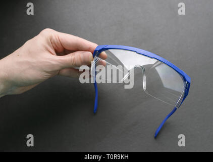 Mains courantes des lunettes. Banque D'Images