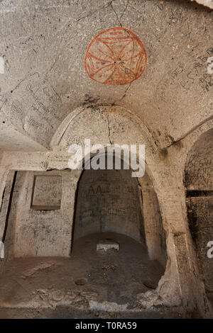 Photos et images d'Komurlu intérieur de l'Église, 9e siècle, le monastère Vadisi Vallée, anastır «Vadisi", de la vallée d'Ihlara, Guzelyurt Aksaray , Banque D'Images