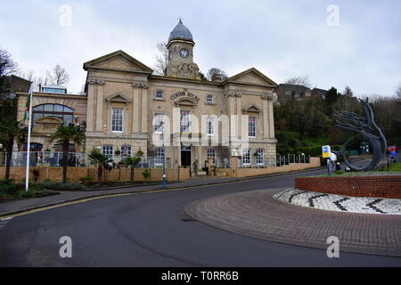 Le Custom House, Penarth, Vale of Glamorgan, Pays de Galles Banque D'Images