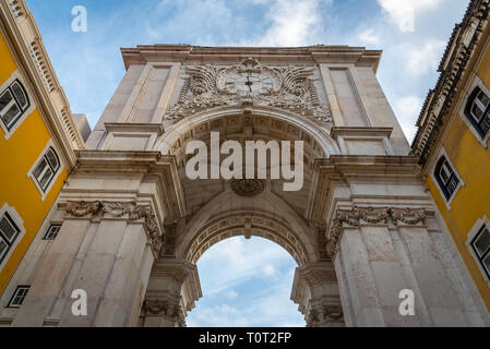 Arco da Rua Augusta, Lisbonne, Portugal Banque D'Images