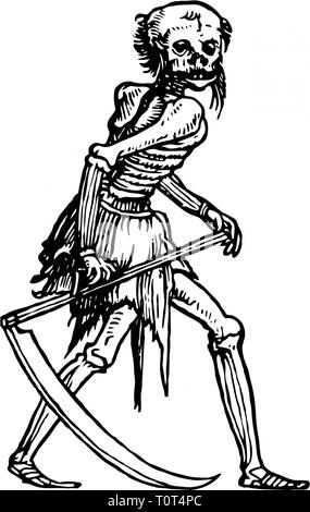 art médiéval sinistre Banque D'Images