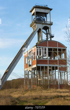 Ancienne mine de charbon Banque D'Images