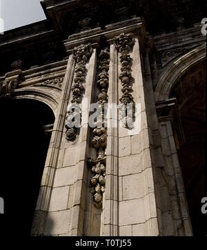 CLAUSTRO BARROCO - SIGLO XVIII - BARROCO GALLEGO. Auteur : CASAS NOVOA FERNANDO. Emplacement : CATEDRAL. LUGO. L'ESPAGNE. Banque D'Images