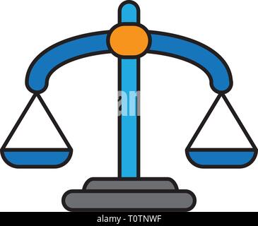 Modèle de l'icône de la loi Illustration de Vecteur