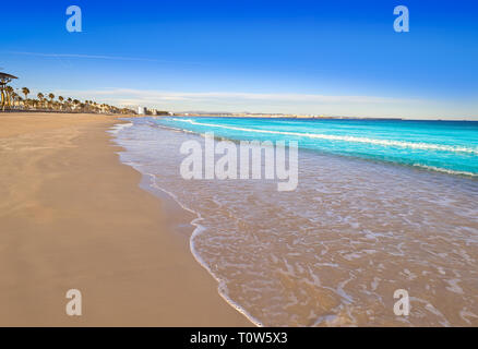 Platja de La Pineda beach en Vila-Seca de Tarragone en Catalogne Banque D'Images