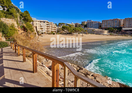 Platja Salou Capellans beach à Tarragone de Catalogne Banque D'Images