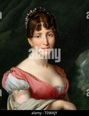 Portrait d'Hortense de Beauharnais, Reine de Hollande - Anne-Louis Girodet de Roussy-Trioson, vers 1805 Banque D'Images