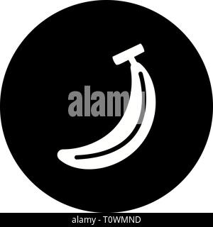 L'icône de Banana Illustration Banque D'Images