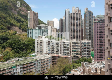 Immobilier à Hong Kong Banque D'Images