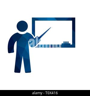 L'icône de l'enseignement de l'illustration Banque D'Images