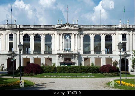 L'Italie, Lombardie, Milan, San Siro Hippodrome la façade de l'immeuble Banque D'Images