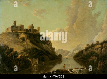 Cilgerran Castle, c1730-1780. Créateur : Richard Wilson. Banque D'Images