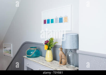 Photographie d'intérieur d'un couloir d'une maison géorgienne Banque D'Images