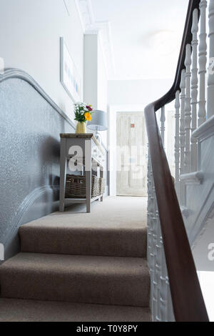 Photographie d'intérieur d'un couloir d'une maison géorgienne Banque D'Images