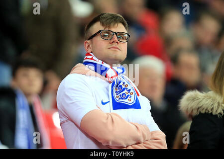 Londres, Royaume-Uni. Mar 22, 2019. L'Angleterre lors de la Championnat d'Europe de l'UEFA d'un groupe de qualification entre l'Angleterre et la République Tchèque au stade de Wembley, Londres, le samedi 23 mars 2019. (Crédit : Leila Coker | MI News) Credit : MI News & Sport /Alamy Live News Banque D'Images