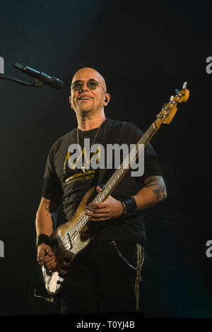 Compiègne, France. 22 Mar 2019. Pascal Obispo, vivre à Compiegne, France ; 22 mars 2019 Credit : Xavier Rockatansky/Alamy Live News Banque D'Images
