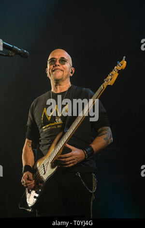 Compiègne, France. 22 Mar 2019. Pascal Obispo, vivre à Compiegne, France ; 22 mars 2019 Credit : Xavier Rockatansky/Alamy Live News Banque D'Images