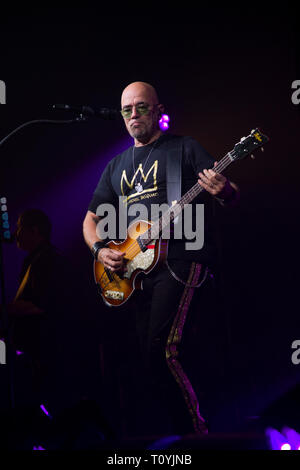 Compiègne, France. 22 Mar 2019. Pascal Obispo, vivre à Compiegne, France ; 22 mars 2019 Credit : Xavier Rockatansky/Alamy Live News Banque D'Images