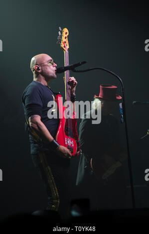 Compiègne, France. 22 Mar 2019. Pascal Obispo, vivre à Compiegne, France ; 22 mars 2019 Credit : Xavier Rockatansky/Alamy Live News Banque D'Images