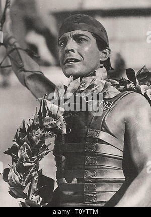 Portrait photographique de Ramon Novarro dans Atonement - Silent Movie era Banque D'Images