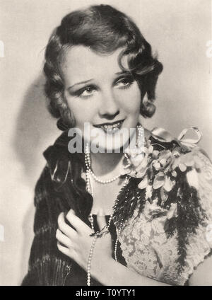 Portrait photographique de l'actrice Anita Page (lâ€™Ontario) - L'ère du cinéma muet Banque D'Images