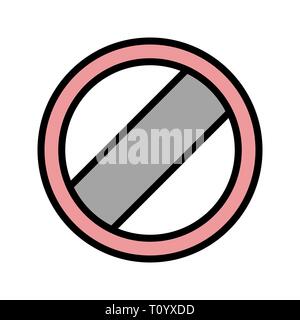 Illustration de la limite de vitesse l'icône nationale s'applique Banque D'Images