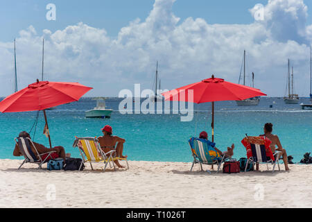 Carlisle Bay, Bridgetown, Barbade, paroisse St Michael, Lesser Antilles, Caribbean Banque D'Images