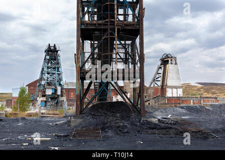 L'ancien chef de Hatfield Colliery, South Yorkshire Banque D'Images