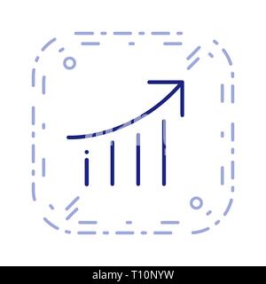 L'icône des Performances SEO de vecteur Banque D'Images