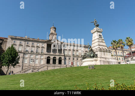 Porto, Portugal, 28 septembre 2018 : Palacio da Bolsa sur sunny day Banque D'Images