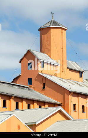 Les bâtiments de l'usine de sucre, Chelsea Sugar Company, Auckland, île du Nord, Nouvelle-Zélande Banque D'Images