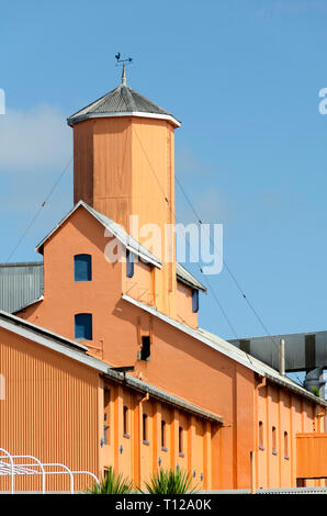 Les bâtiments de l'usine de sucre, Chelsea Sugar Company, Auckland, île du Nord, Nouvelle-Zélande Banque D'Images