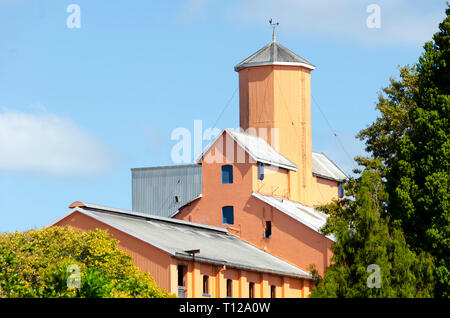 Les bâtiments de l'usine de sucre, Chelsea Sugar Company, Auckland, île du Nord, Nouvelle-Zélande Banque D'Images