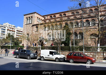 L'église de Saint Demetrius (Hagios Demetrios), Thessalonique, Grèce Banque D'Images