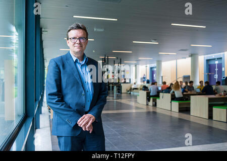 Portrait du chef de l'Université de Tilburg, Pays-Bas Banque D'Images